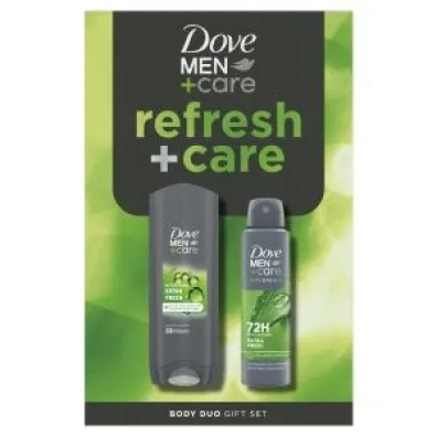 Dove Men+Care Refresh+Care Zestaw kosmetyk�w: �el pod prysznic + Antyperspirant 400 ml + 150 ml