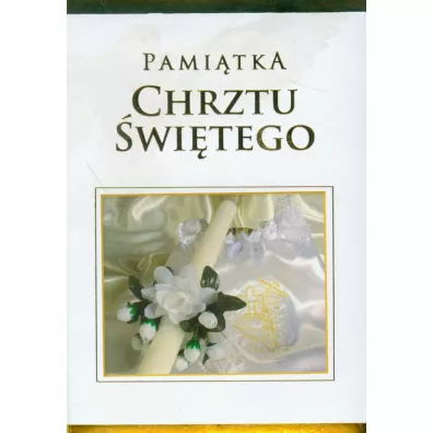 Pami�tka Chrztu �wi�tego - kremowa