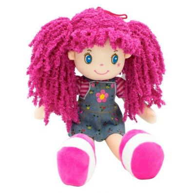 Lalka Basia różowe włosy 35 cm Axiom