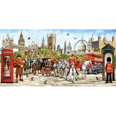 Puzzle 4000 el. Duma Londynu Castorland