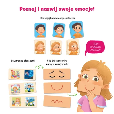 Emocje. Gra edukacyjna. Kapitan Nauka