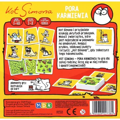 Kot Simona. Pora karmienia