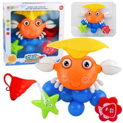 Zestaw do k�pieli Krab z przyssawkami LeanToys