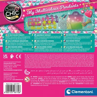 Crazy Chic - Kolorowe Charmsy Clementoni