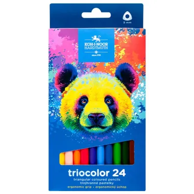 Koh-I-Noor Kredki Triocolor Nied�wied� 24 szt.