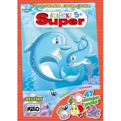 Super kolorki. Delfiny - Krzysztof Kope�