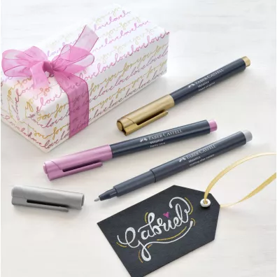 Faber-Castell Pisak metaliczny metallic fioletowy (date with violet)