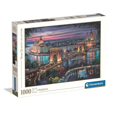 Puzzle 1000el Lights of Danube CLEMENTONI 37106 CLM