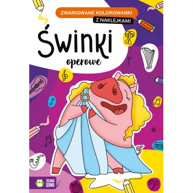 �winki operowe. Zwariowane kolorowanki