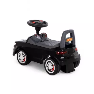 Polesie 84613 Samochd-jedzik SuperCar Nr6 z sygnaem dwikowym (czarny) jedzideko auto pojazd