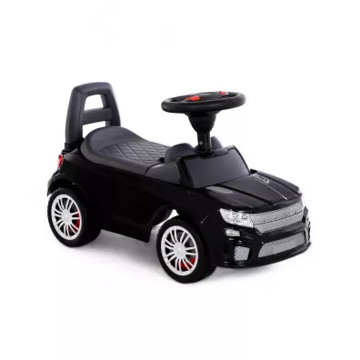Polesie 84613 Samochd-jedzik SuperCar Nr6 z sygnaem dwikowym (czarny) jedzideko auto pojazd