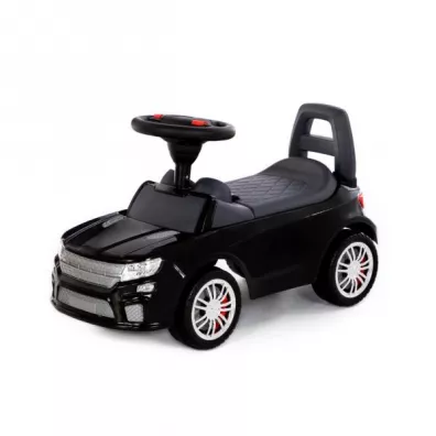 Polesie 84613 Samochd-jedzik SuperCar Nr6 z sygnaem dwikowym (czarny) jedzideko auto pojazd