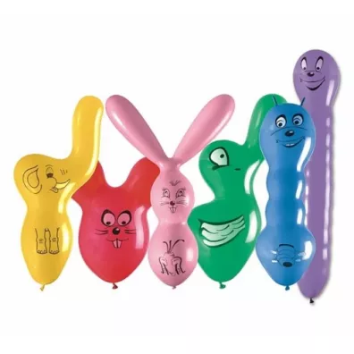 Godan Balony r�nokolorowe - kszta�ty 50 szt.