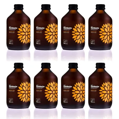 Vigo Yoko Kombucha z imbirem i acerol� bezglutenowa Zestaw 8 x 330 ml Bio