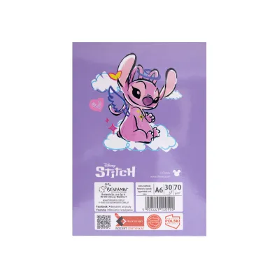 Notes A6 z poddrukiem Stitch 30 kartek