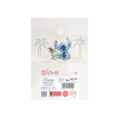 Notes A6 z poddrukiem Stitch 30 kartek