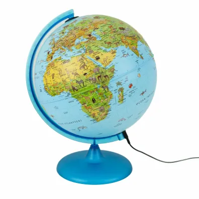 Nova Rico Globus Safari pod�wietlany ze zwierz�tami 30cm