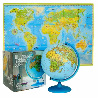 Nova Rico Globus Safari pod�wietlany ze zwierz�tami 30cm