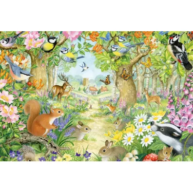 Puzzle 100 el. Lene zwierzta G3