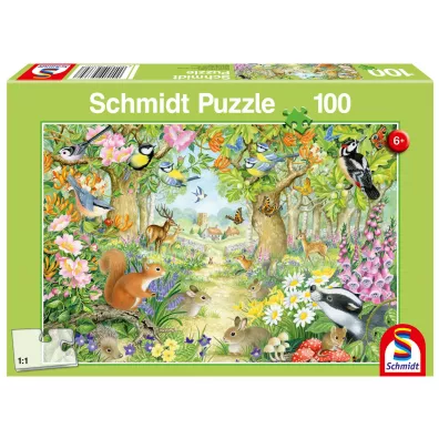 Puzzle 100 el. Lene zwierzta G3