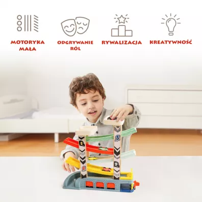Tor samochodowy Zje�d�alnia z superszybkimi autami - 18 m+ Top Bright