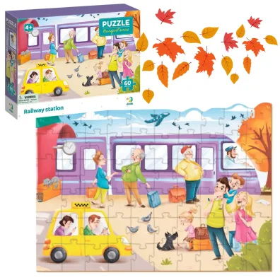 Puzzle 60 el. Railway station Dodo