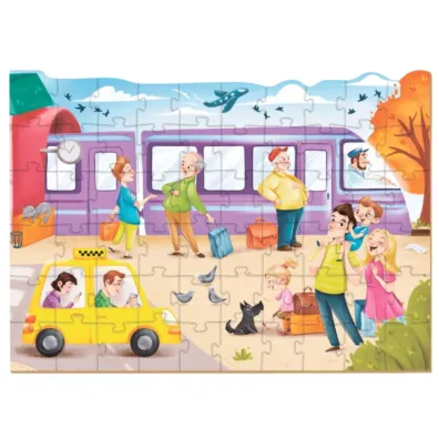 Puzzle 60 el. Railway station Dodo