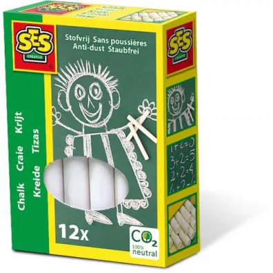 Ses Creative Kreda niepyl�ca 12 szt.