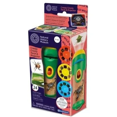 Latarka i projektor. Straszne owady. Muzeum historii naturalnej Brainstorm Toys