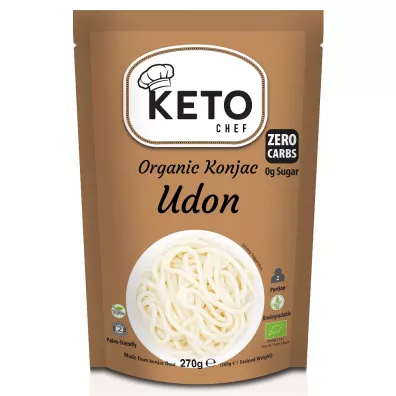 Better Than Foods Makaron keto konjac typu noodle udon bezglutenowy 270 g Bio