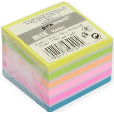 Polsirhurt Kostka biurowa mix 50x50mm 400 kartek