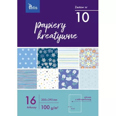 Tetis Papiery Kreatywne A4 Zestaw Nr 10