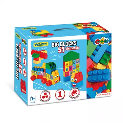 Big Blocks klocki 51 element�w