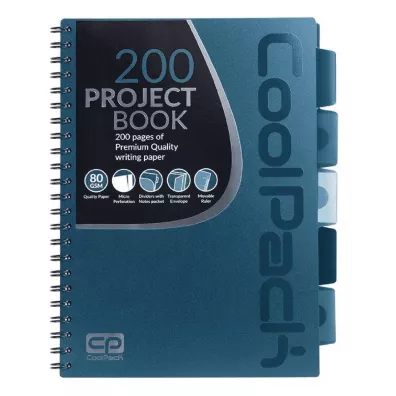 CoolPack Koobrulion A4 Blue kratka 100 kartek