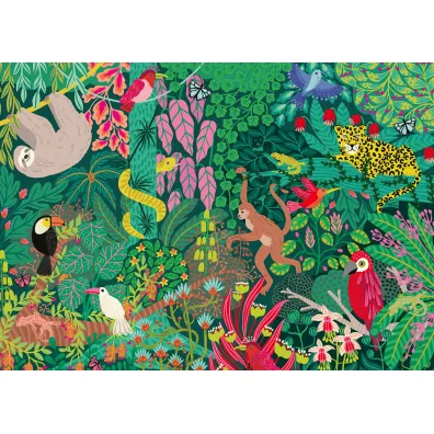 Puzzle 1000 el. Magiczny las deszczowy Ravensburger
