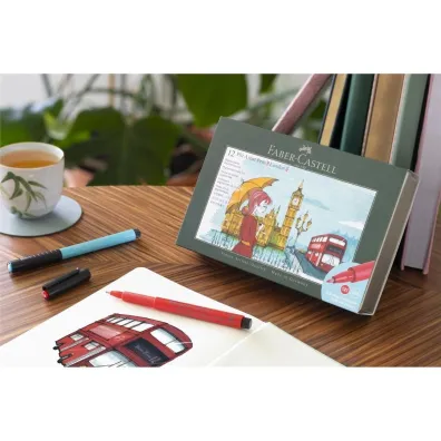 Faber-Castell Zestaw pitt artist pen london 12 szt.