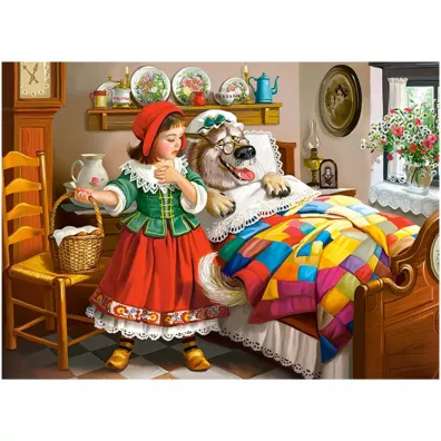 Puzzle 120 el. Czerwony Kapturek Castorland