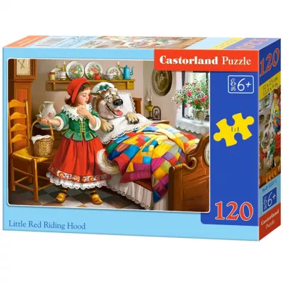 Puzzle 120 el. Czerwony Kapturek Castorland