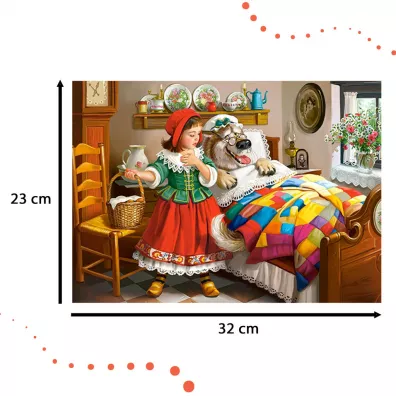 Puzzle 120 el. Czerwony Kapturek Castorland