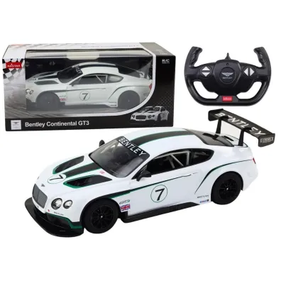 Bentley Continental GT3 RC 1:14 bia�y LeanToys