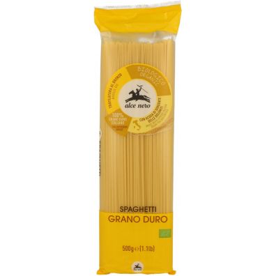 Alce Nero Makaron semolinowy spaghetti 500 g Bio