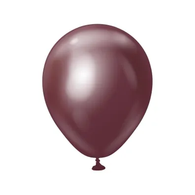 Balony Kalisan mirror bordowe