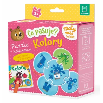 PUZZLE 20EL KOLORY KSIAZECZKA AKS PUD - Anna Podg�rska