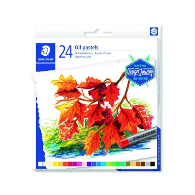 Staedtler Kredki Pastele olejne Design Journey, 11 mm, 24 kolory 24 kolory, 11 mm