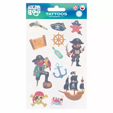 Tatuae Piraci Sticker Boo
