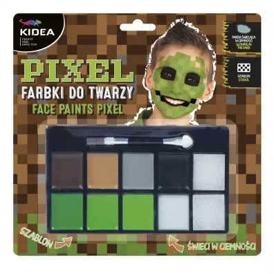 Derform Farbki do twarzy Pixel 8 szt.
