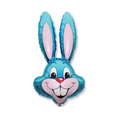 Balon foliowy Rabbit niebieski 60cm