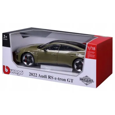Bburago Model 1:18 2022 Audi RE E-Tron GT zielony