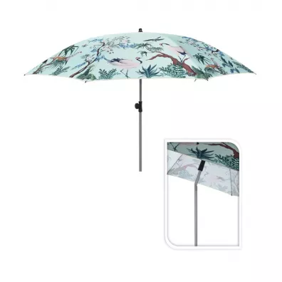 ProGarden Parasol ogrodowy regulowany Paw bkitny