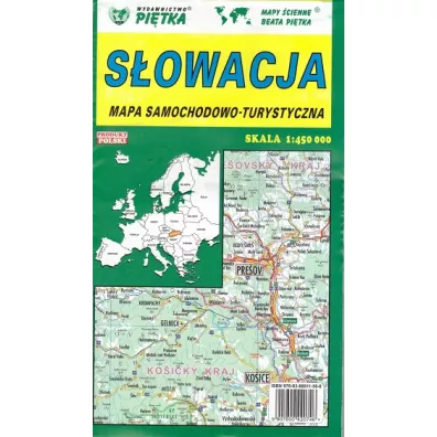 S�owacja 1:450 000 mapa samochodowa PI�TKA